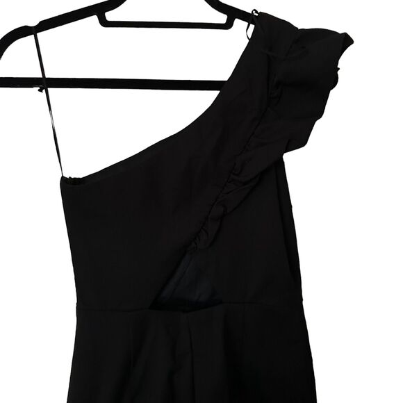 ZARA One Shouldered Romper Mini Dress Sz Small - Picture 6 of 6